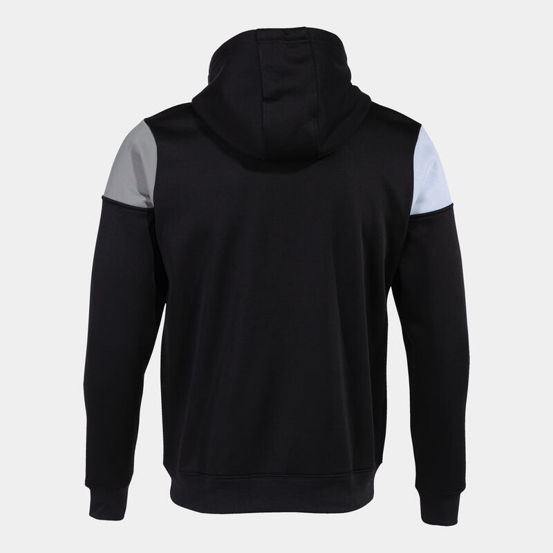 Chaqueta Con Capucha Fútbol Hombre Joma Crew V Negro