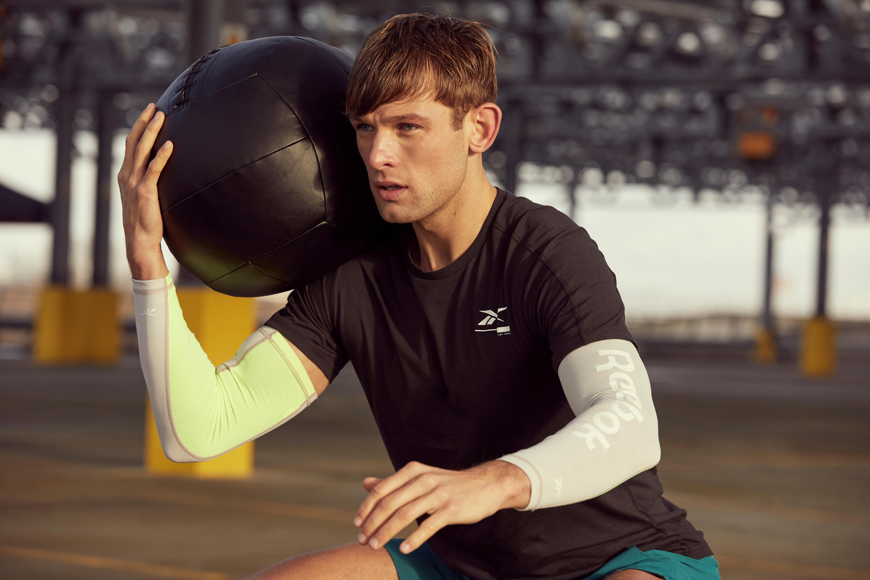 Reebok ACTIVCHILL Arm Sleeves, Grau S 7/7