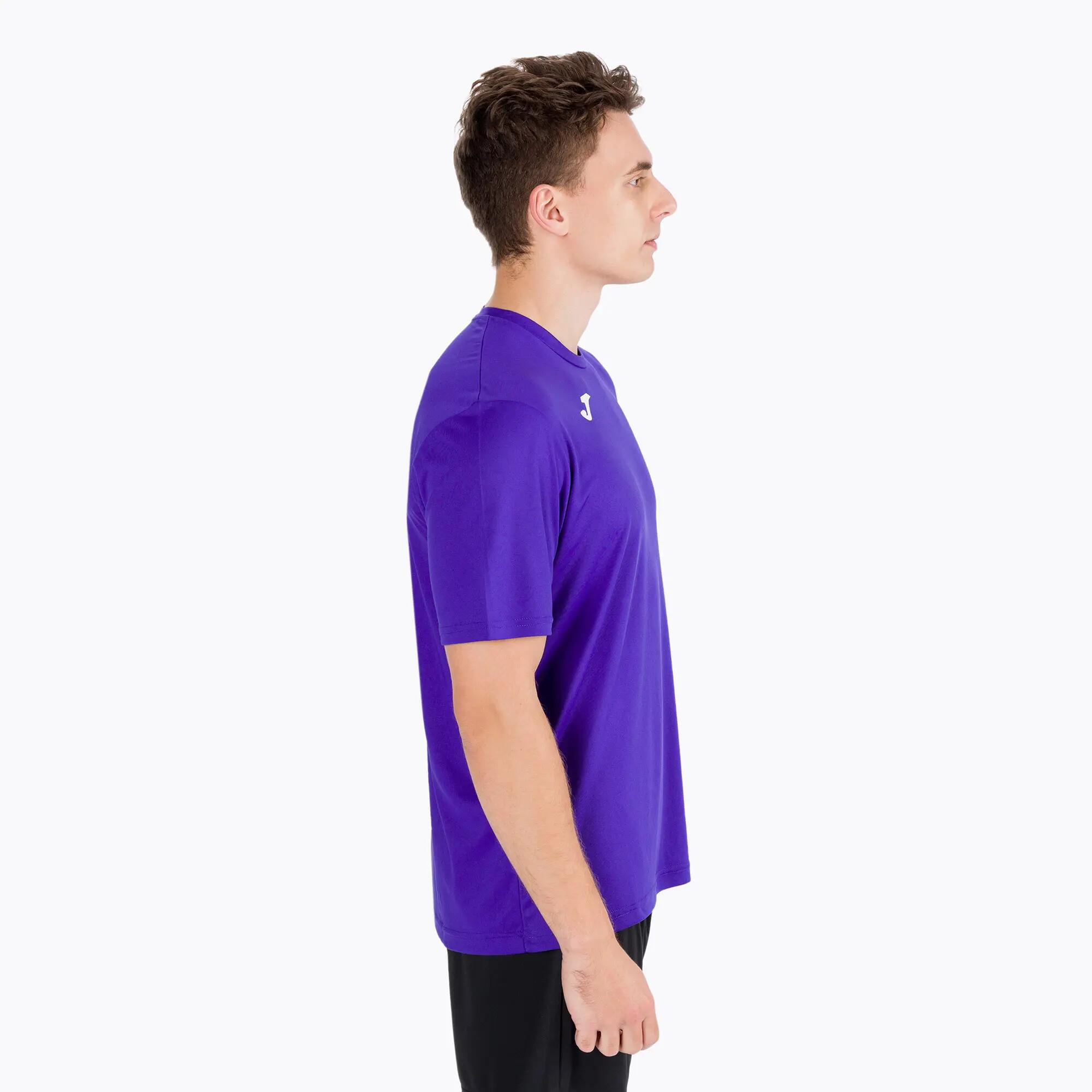 Maillot Manches Courtes Football Enfants Joma Combi Violet 2/7