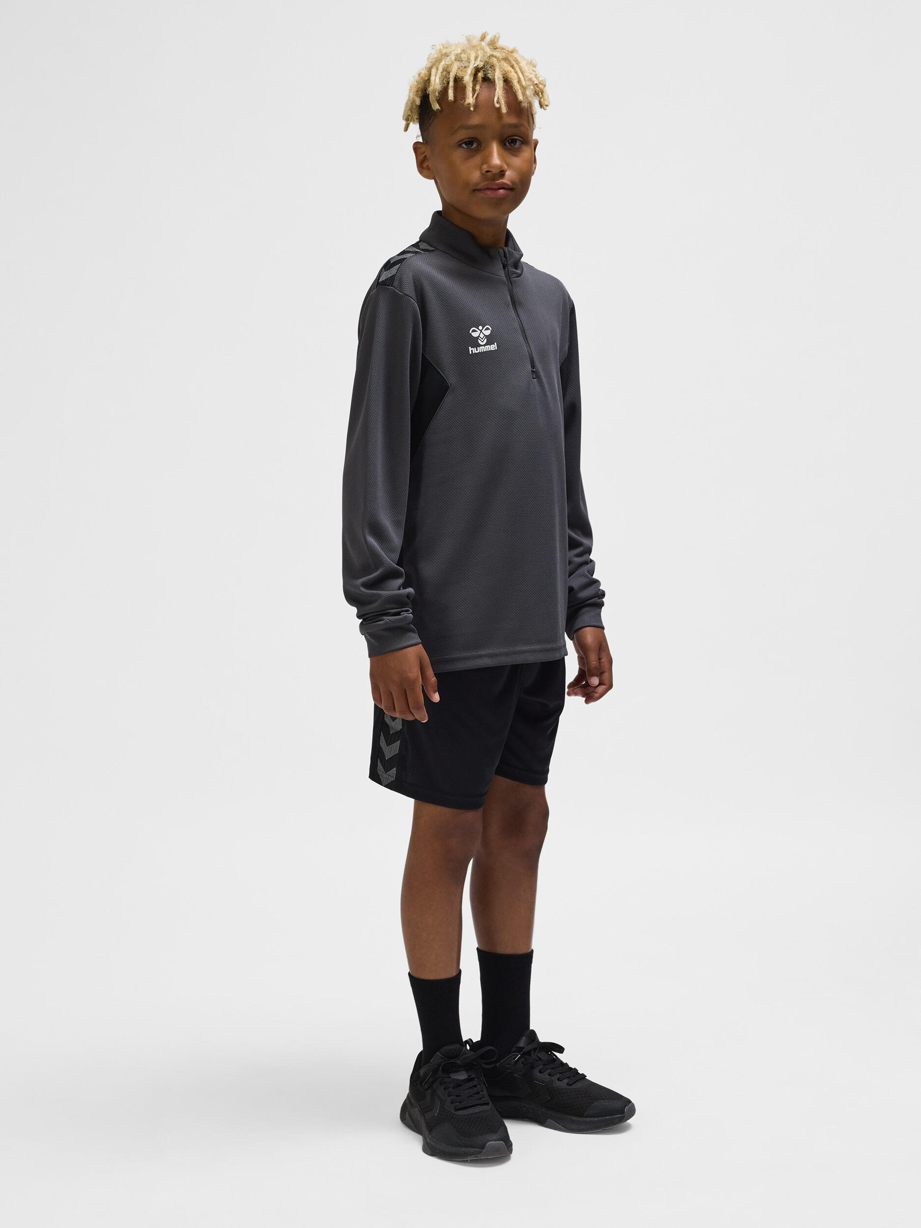 Demie-Fermeture Éclair Zip Sweat-Shirt Hmlauthentic Enfant 4/7