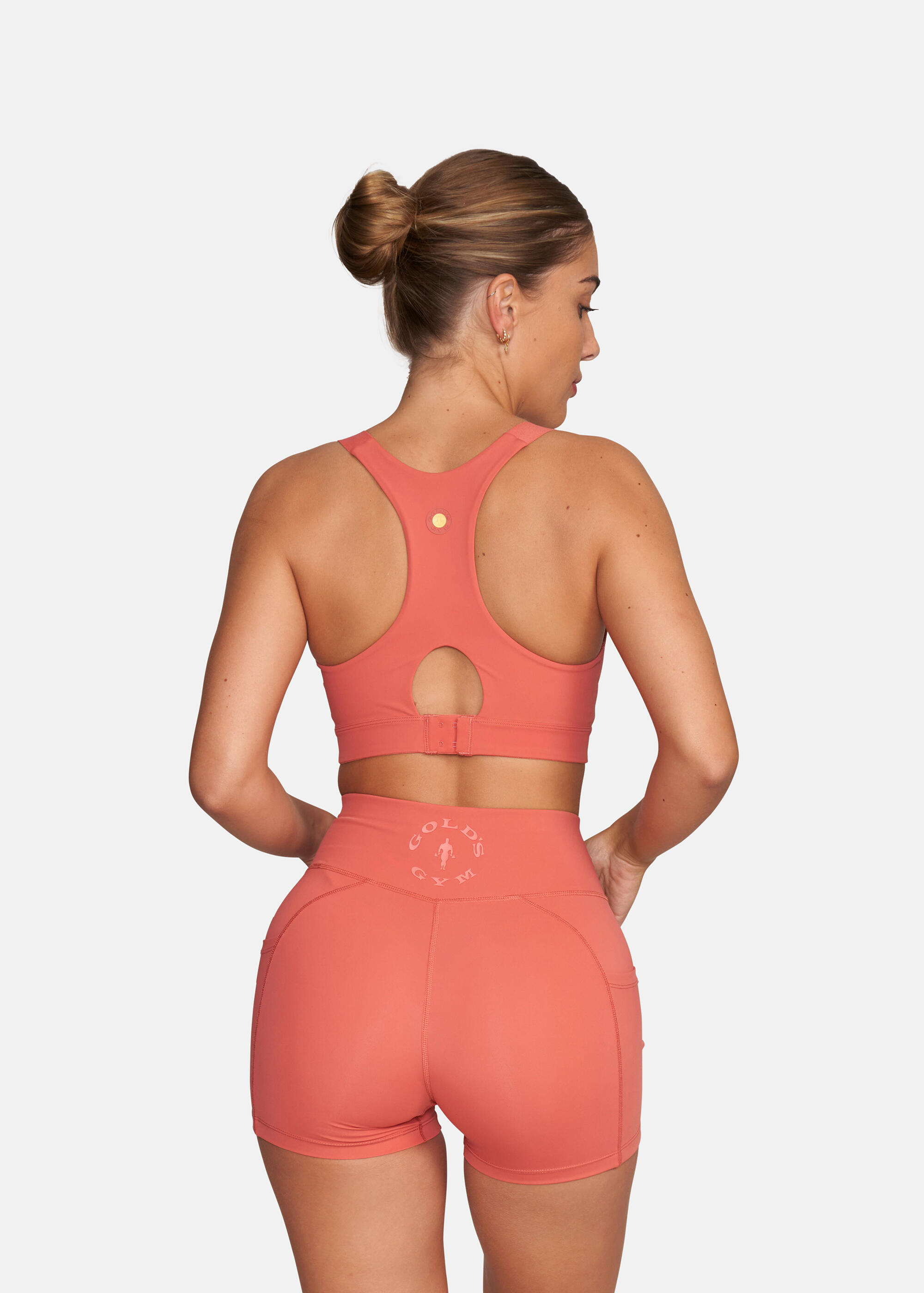 Brassière de sport  GEENA saumon respirant séchage rapide 5/5