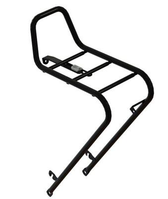 Steco flow voordrager 28 inch zwart staal