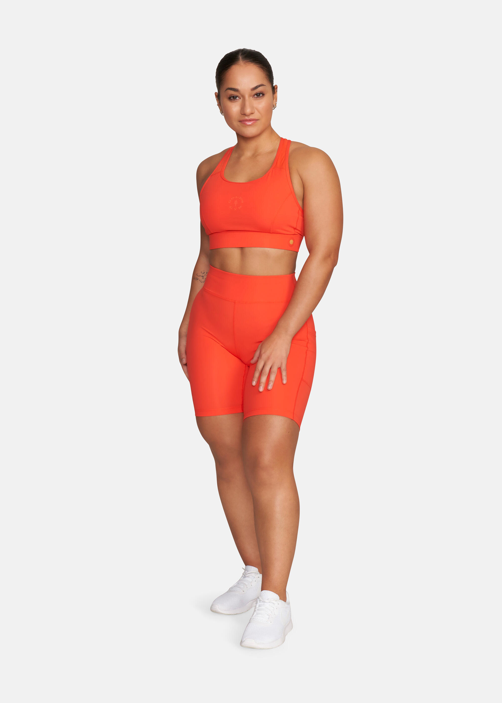 Brassière de sport NADIA rouge respirant séchage rapide respectueux de la peau 4/5
