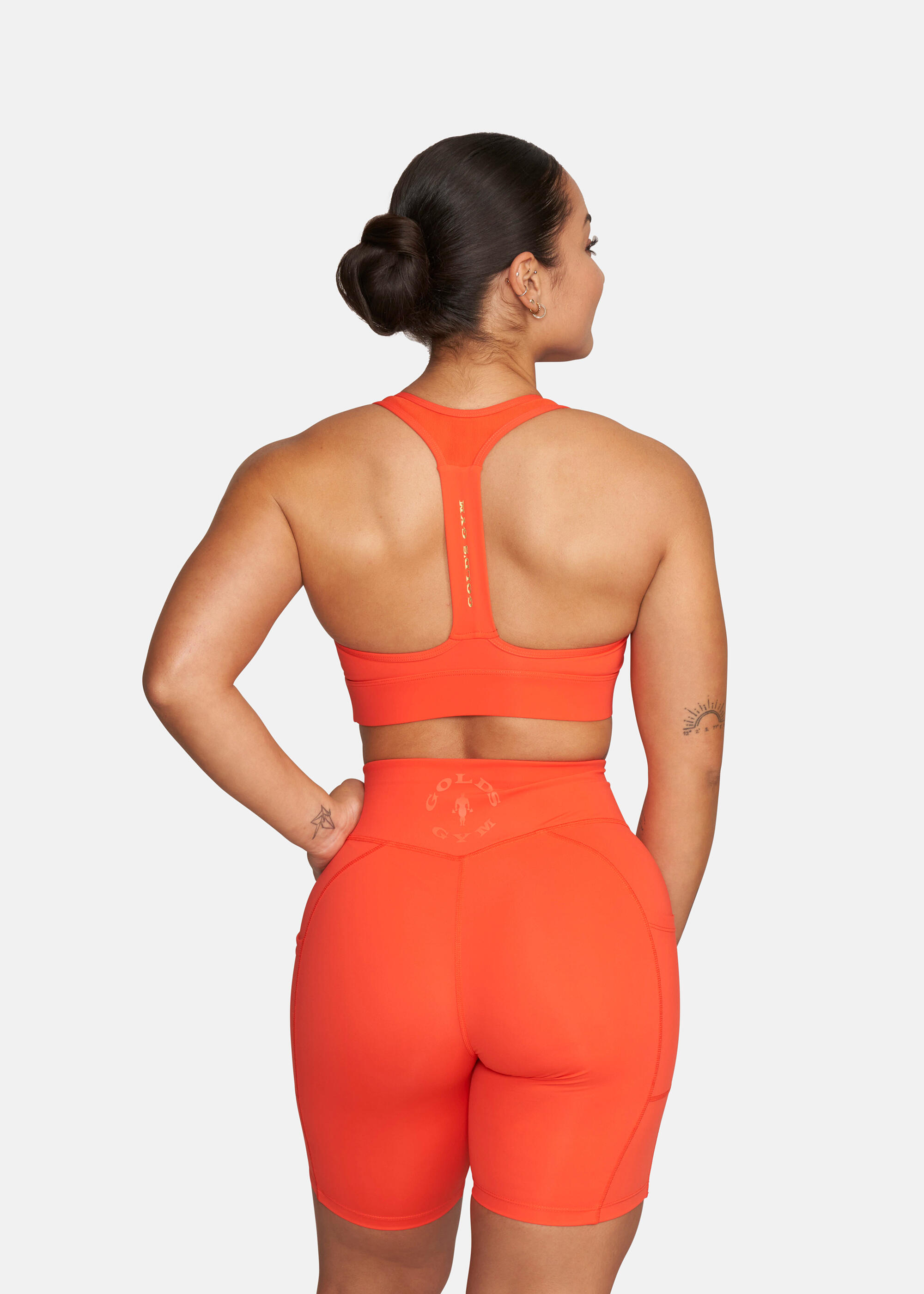Brassière de sport NADIA rouge respirant séchage rapide respectueux de la peau 5/5