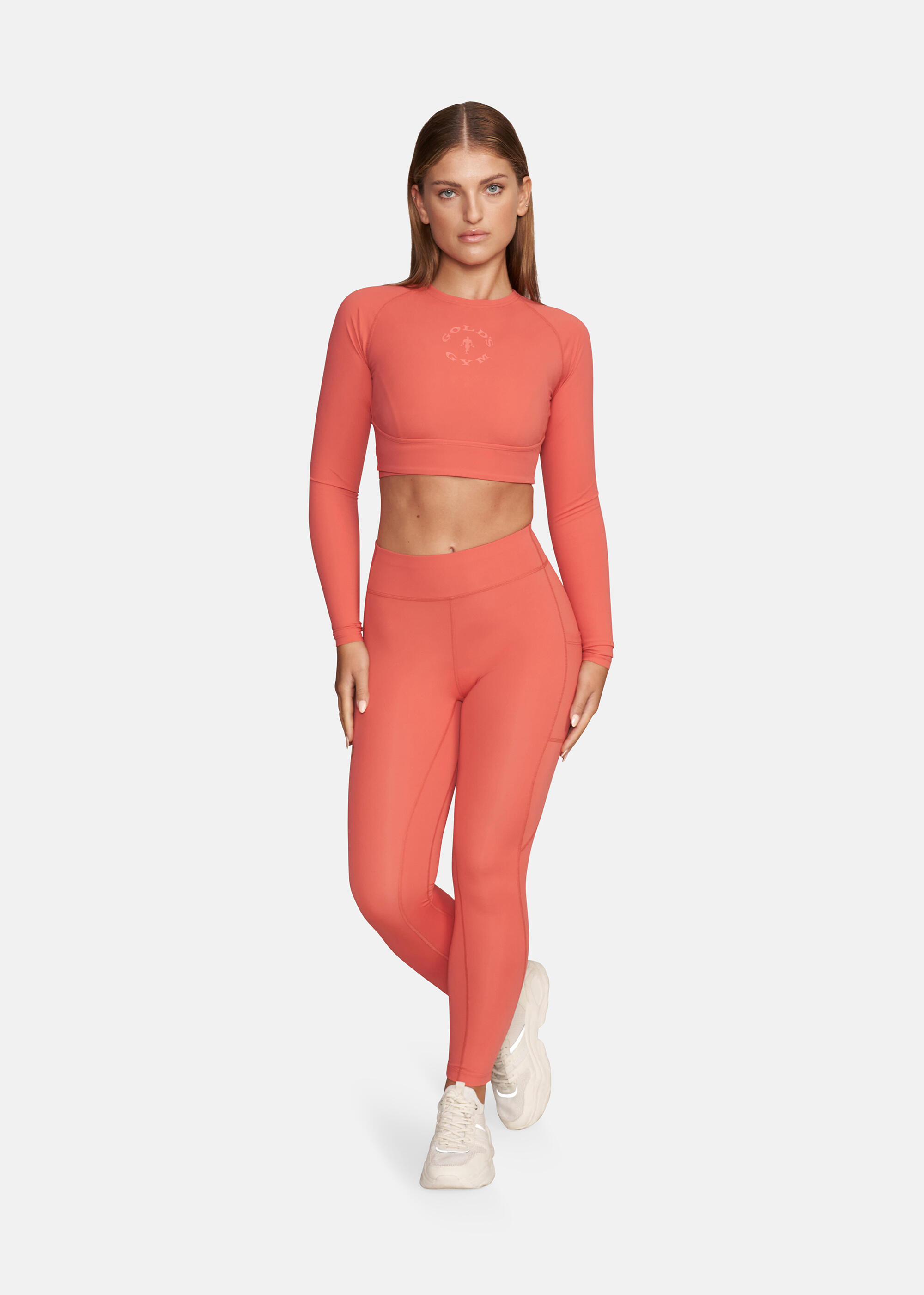 Leggings BROOKE saumon respirant 4/5
