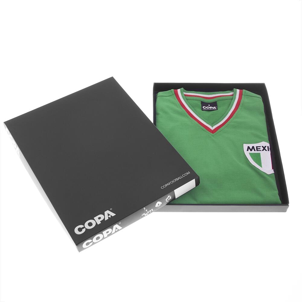 Mexiko Pelé 1980er - Retro-Fußballtrikot - Grün – COPA Football 6/7