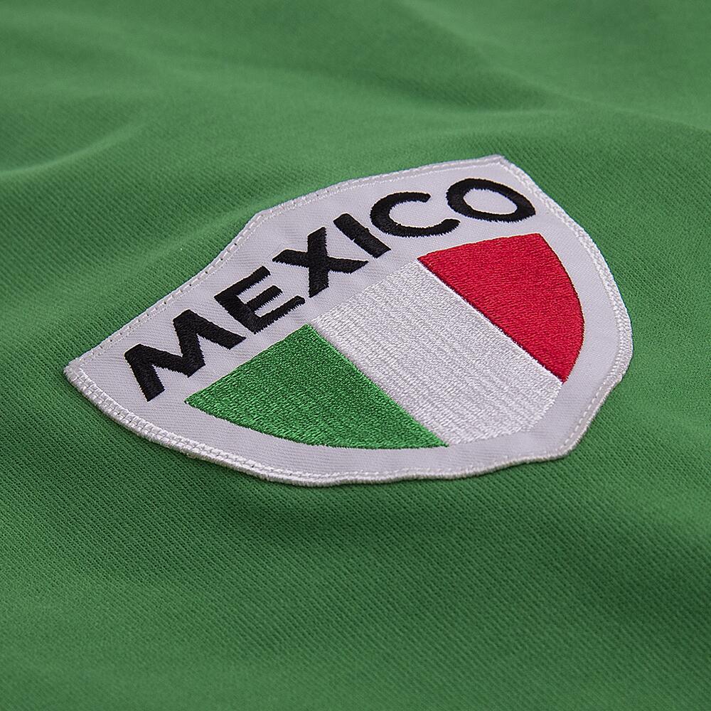 Mexiko Pelé 1980er - Retro-Fußballtrikot - Grün – COPA Football 5/7