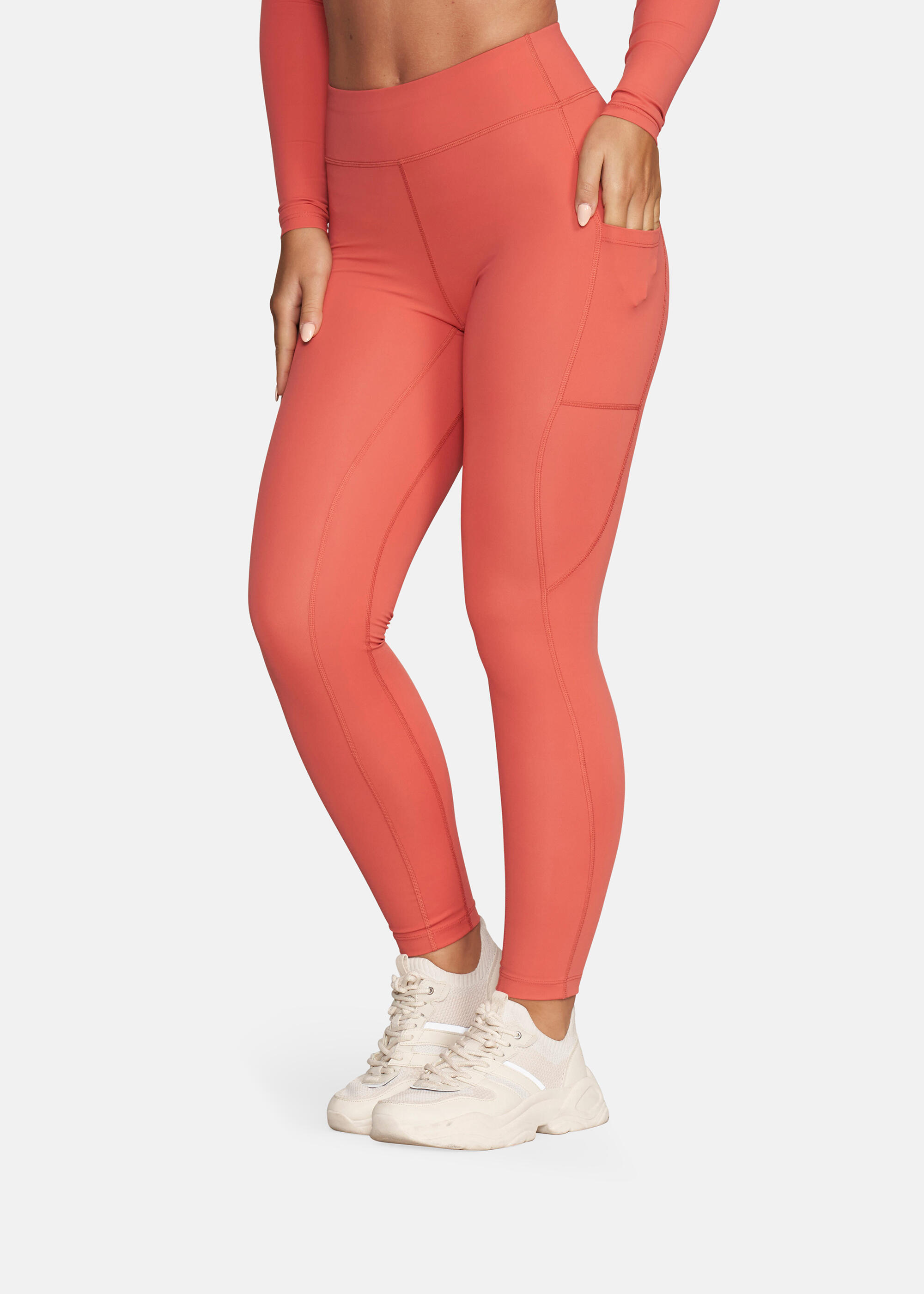Leggings BROOKE saumon respirant 3/5
