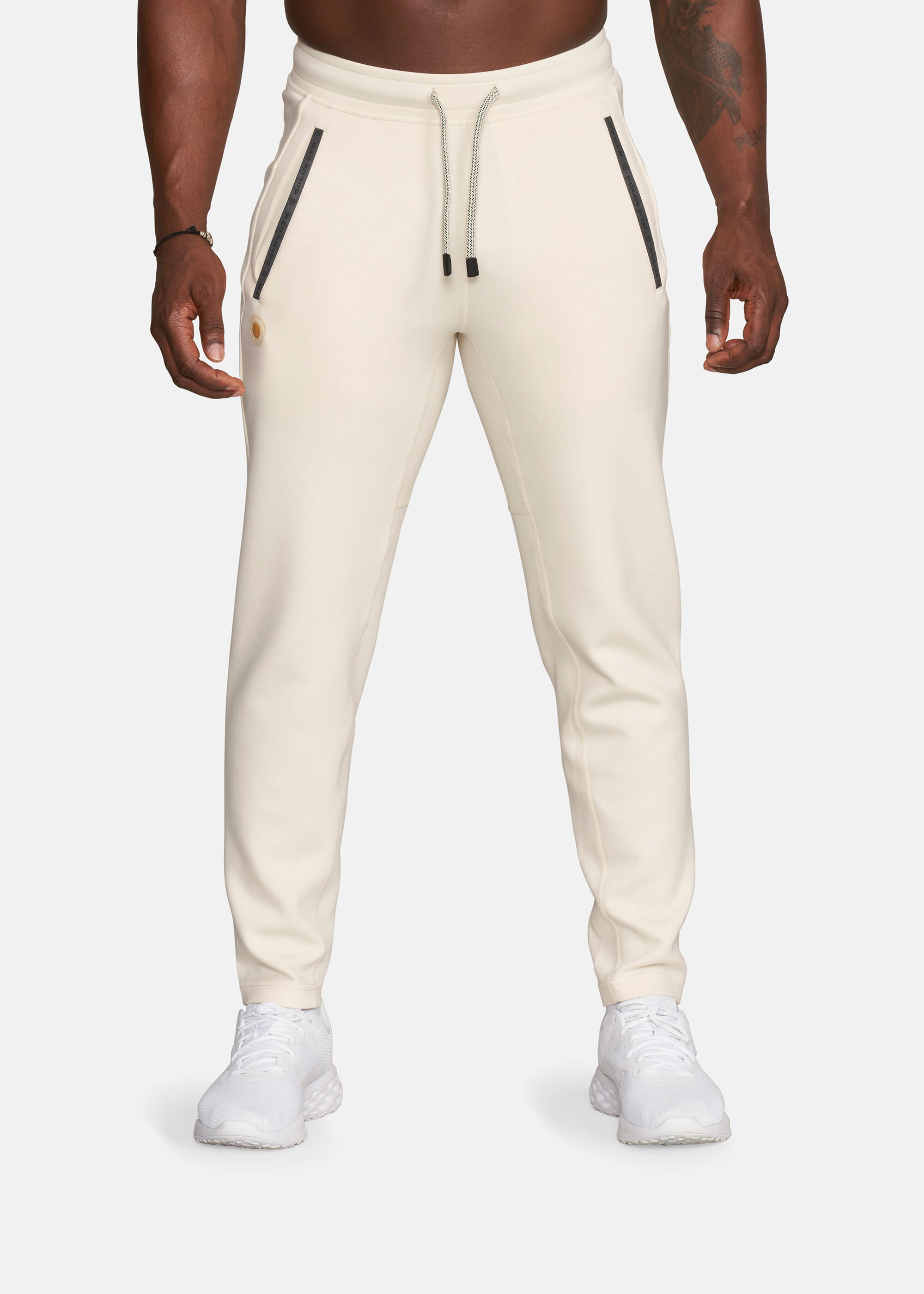 Pantalon de survêtement ERIC blanc cassé séchage rapide 3/5