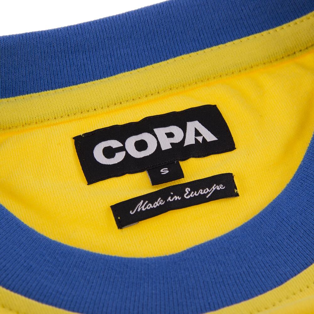 Retro Voetbalshirt - Heren - Zweden 1970 - Geel 5/7
