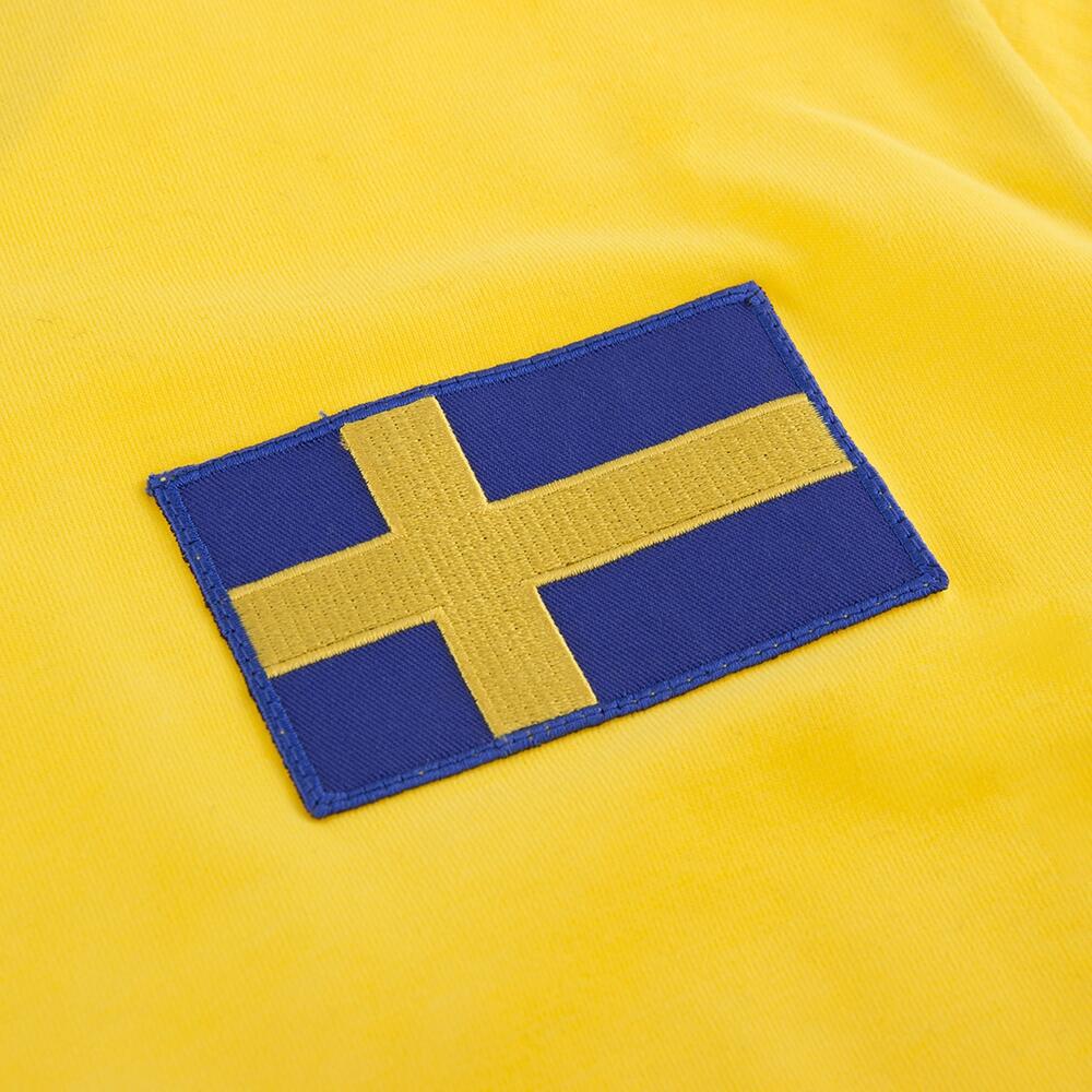 Retro Voetbalshirt - Heren - Zweden 1970 - Geel 4/7