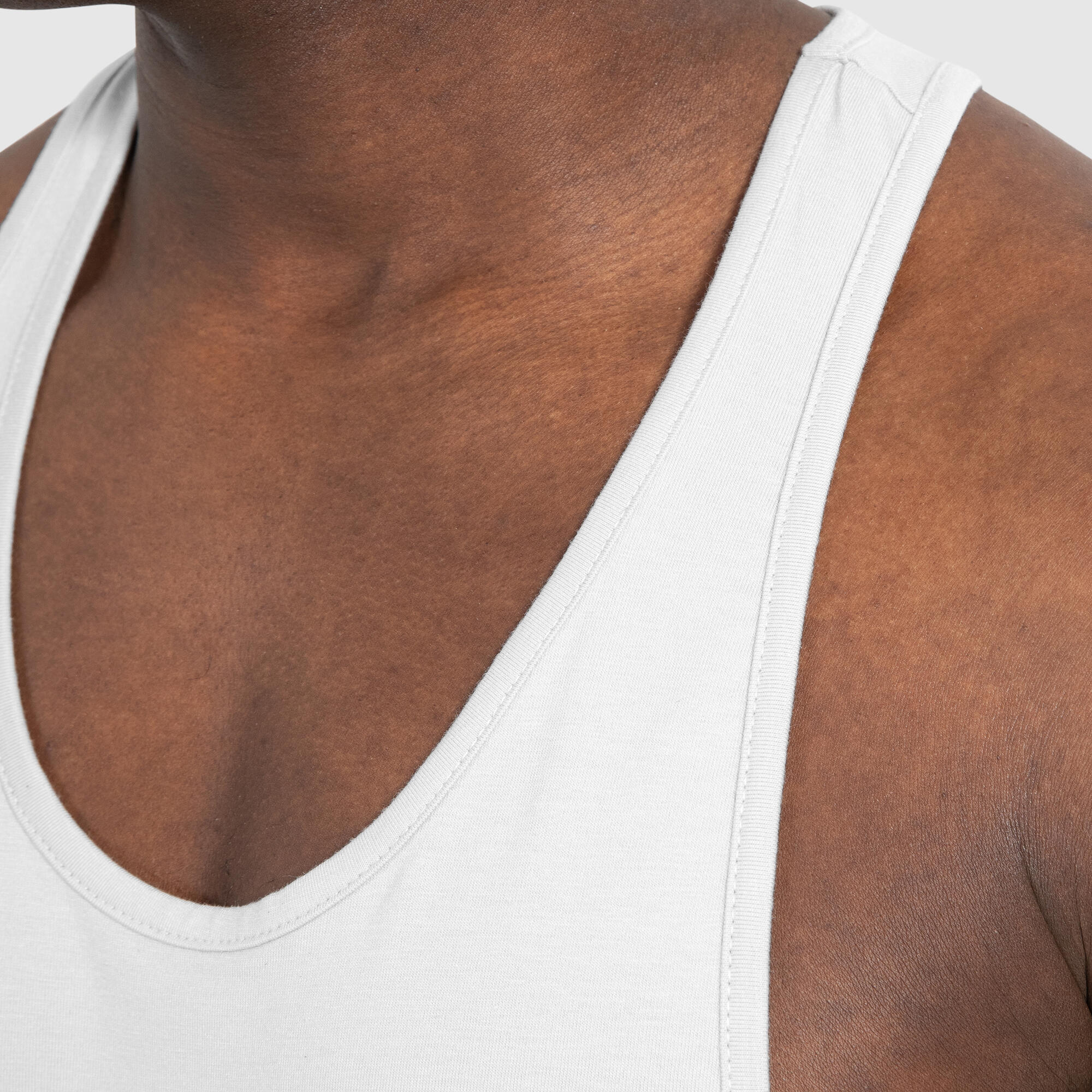 Herren Stringer Top Leno Grau 5/6