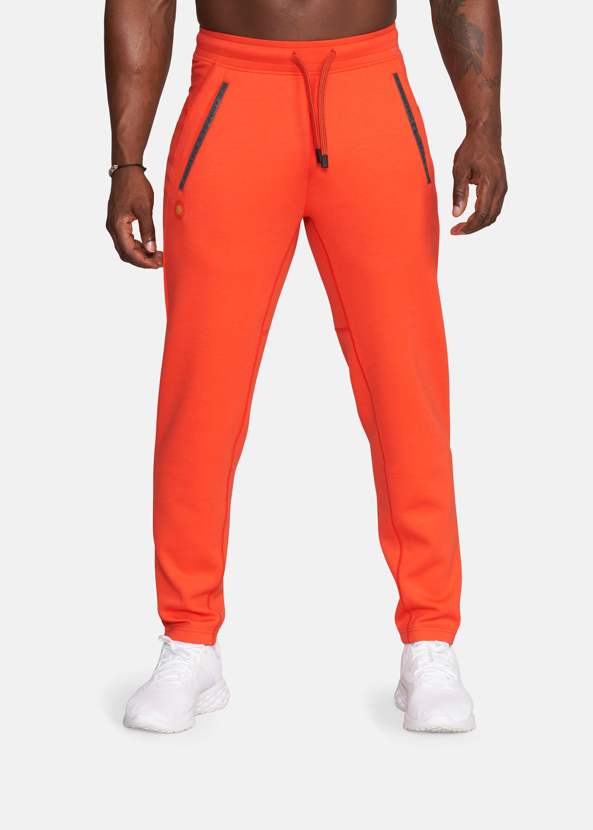 Pantalon de survêtement ERIC rouge séchage rapide 3/5