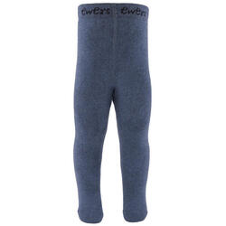 Collants thermiques bébé et enfant - jeans chiné