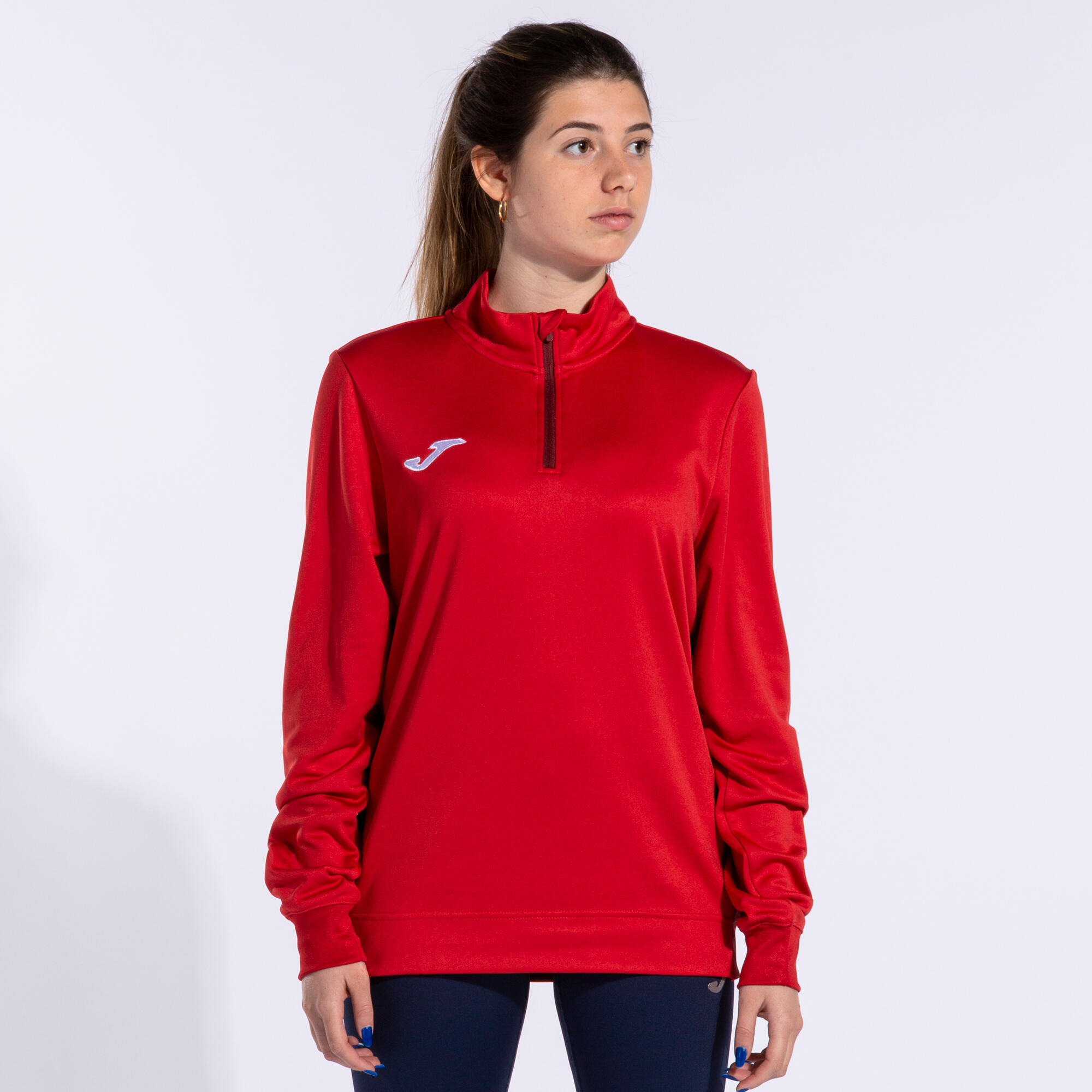 Sudadera Fútbol Mujer Joma Winner II Rojo 3/5