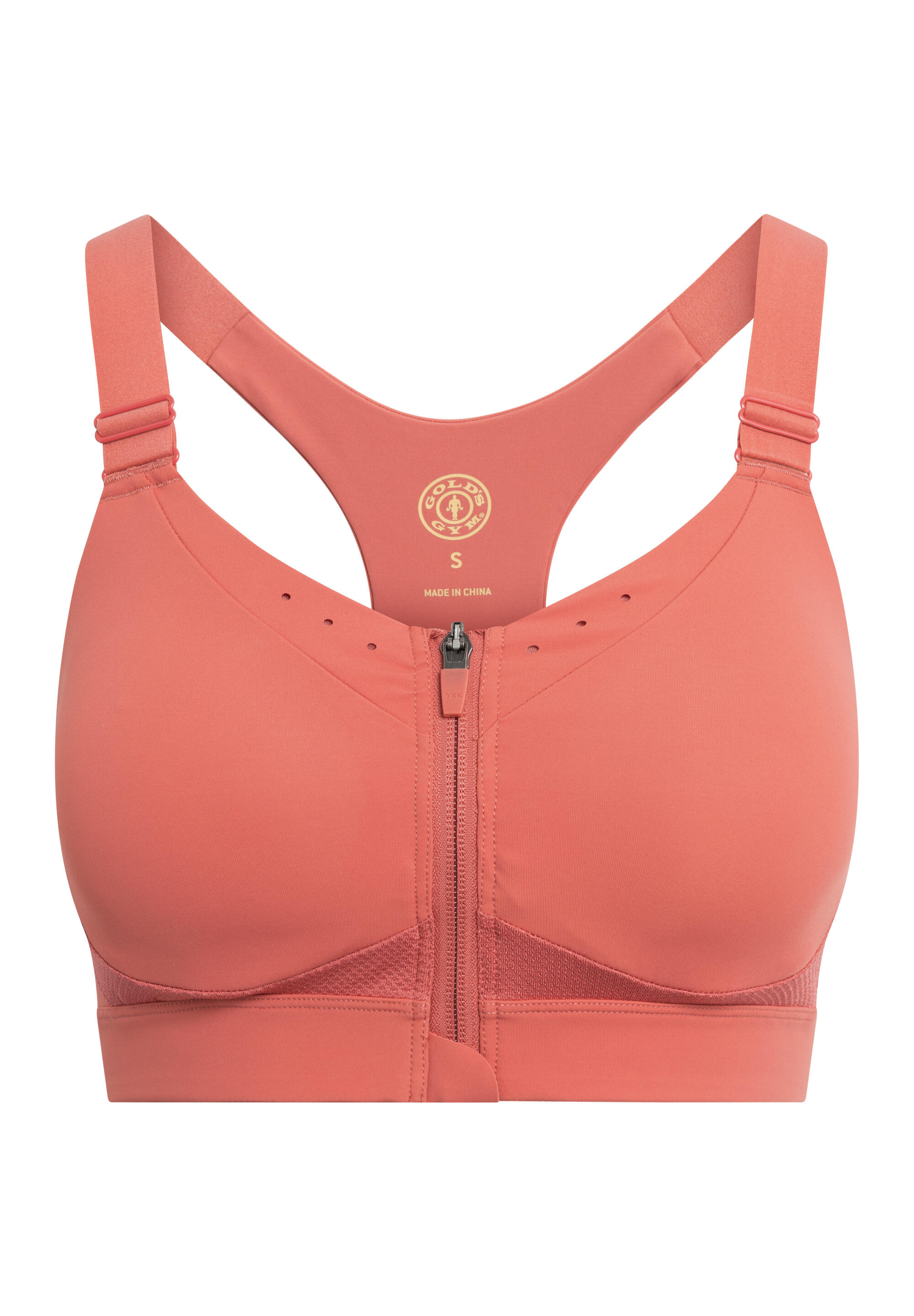GOLD'S GYM Sport BH GEENA lachs atmungsaktiv schnell trocknend hautfreundlich
