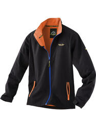UNCLE SAM vêtements Veste softshell noire/marine/orange