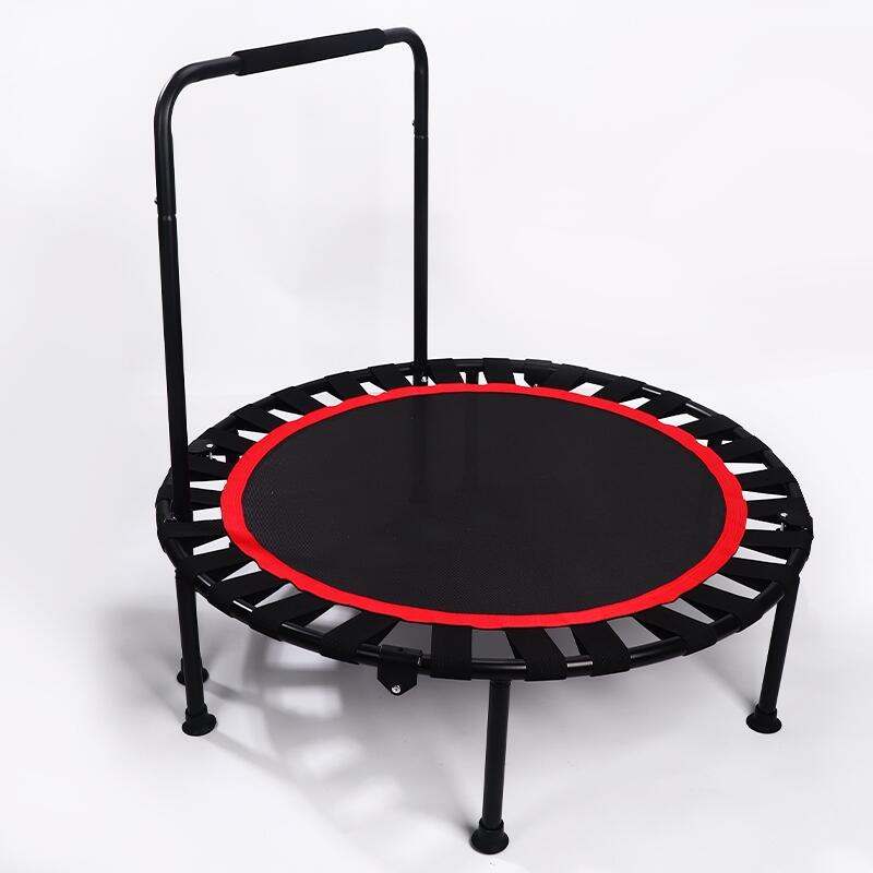 Trampoline rond de fitness Pliable Max 150kg Accoudoirs réglables Détachable