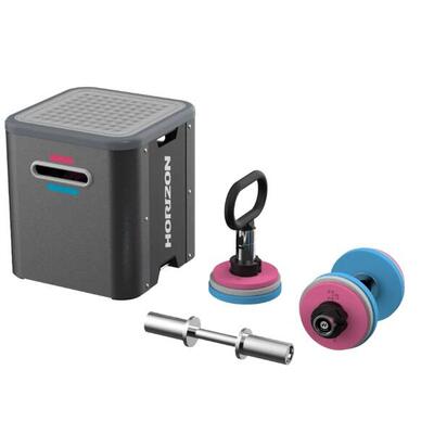 Horizon Fitness Cube mit einer Vielzahl an Zubehör