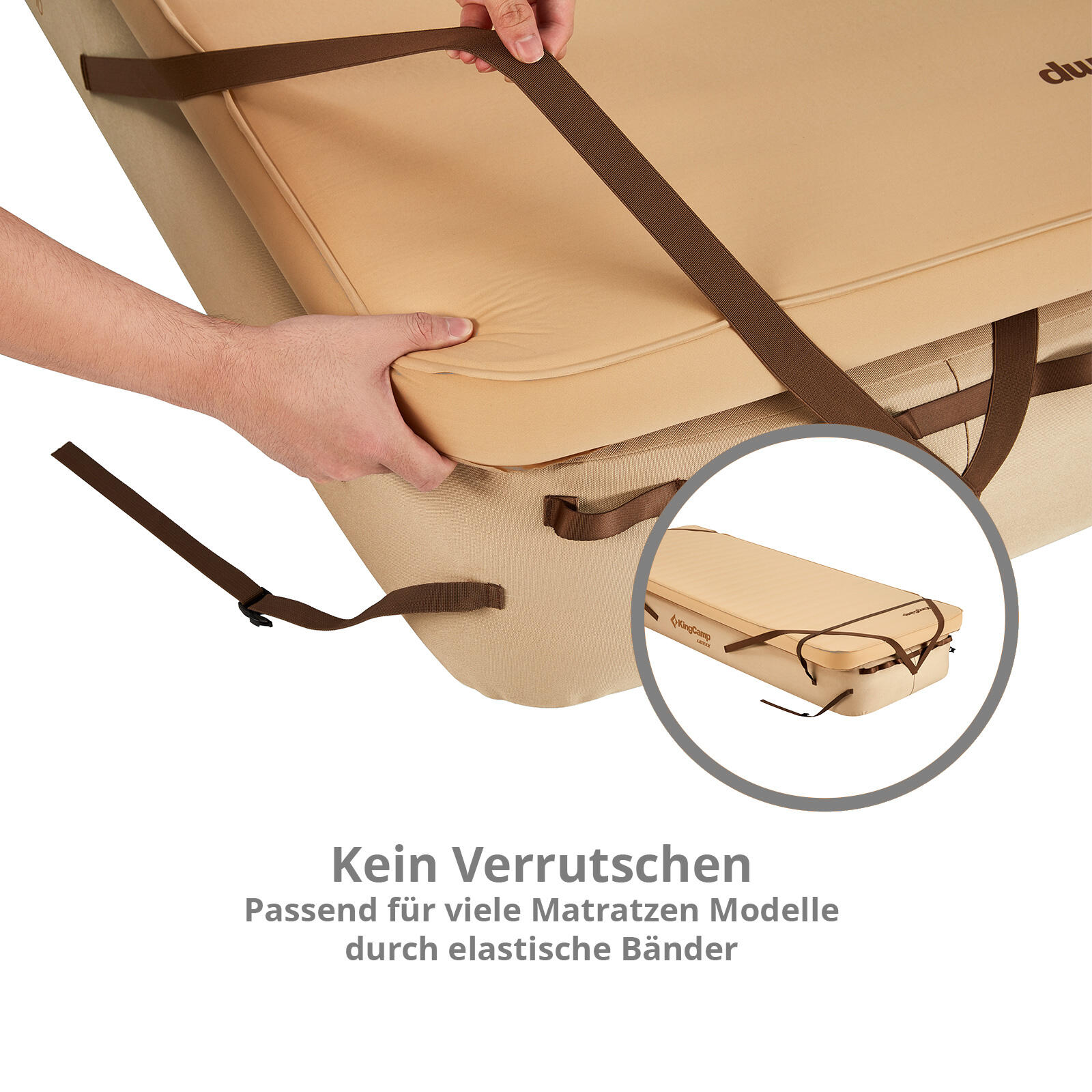Lit de camp Dashwood Sous-lit Pour Matelas camping Gonflable 4/7