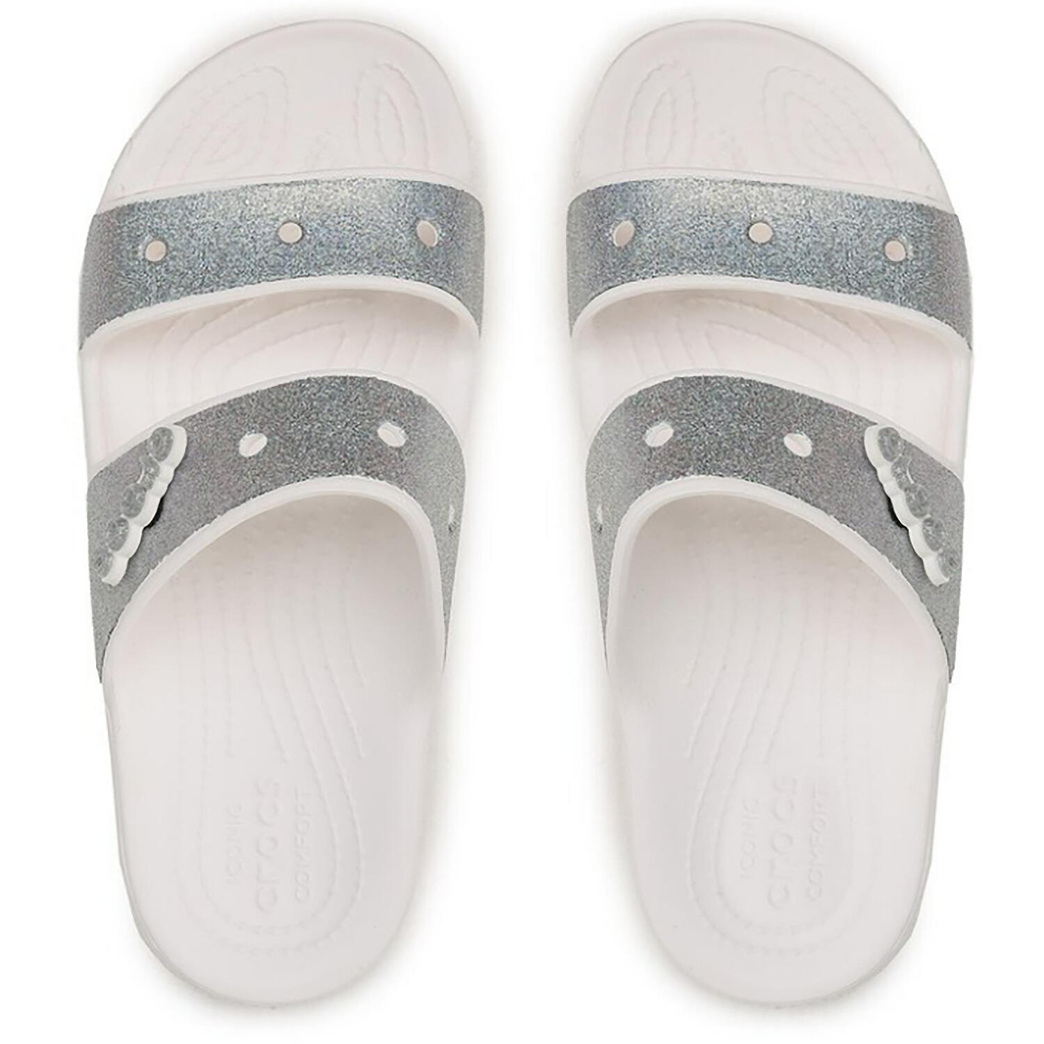Klapki Dla Dorosłych Crocs Classic Glitter Sandal 4/6