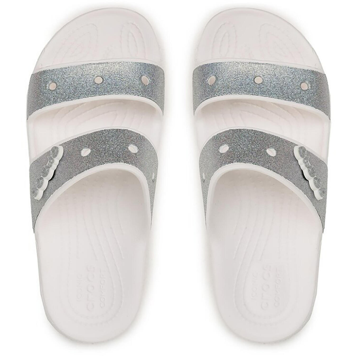 Klapki Dla Dorosłych Crocs Classic Glitter Sandal 2/6