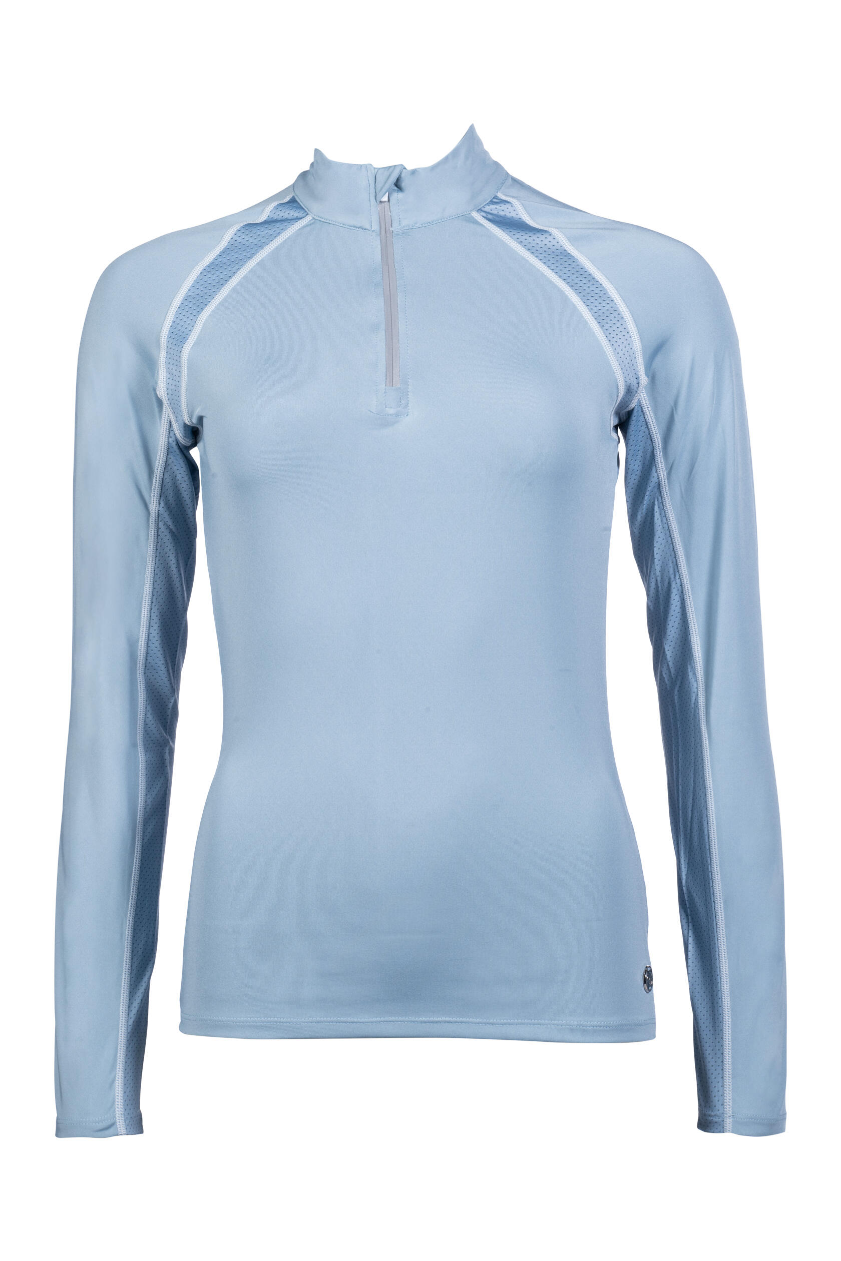 HKM Damen Funktionsshirt Bloomsbury Langarm Rauchblau