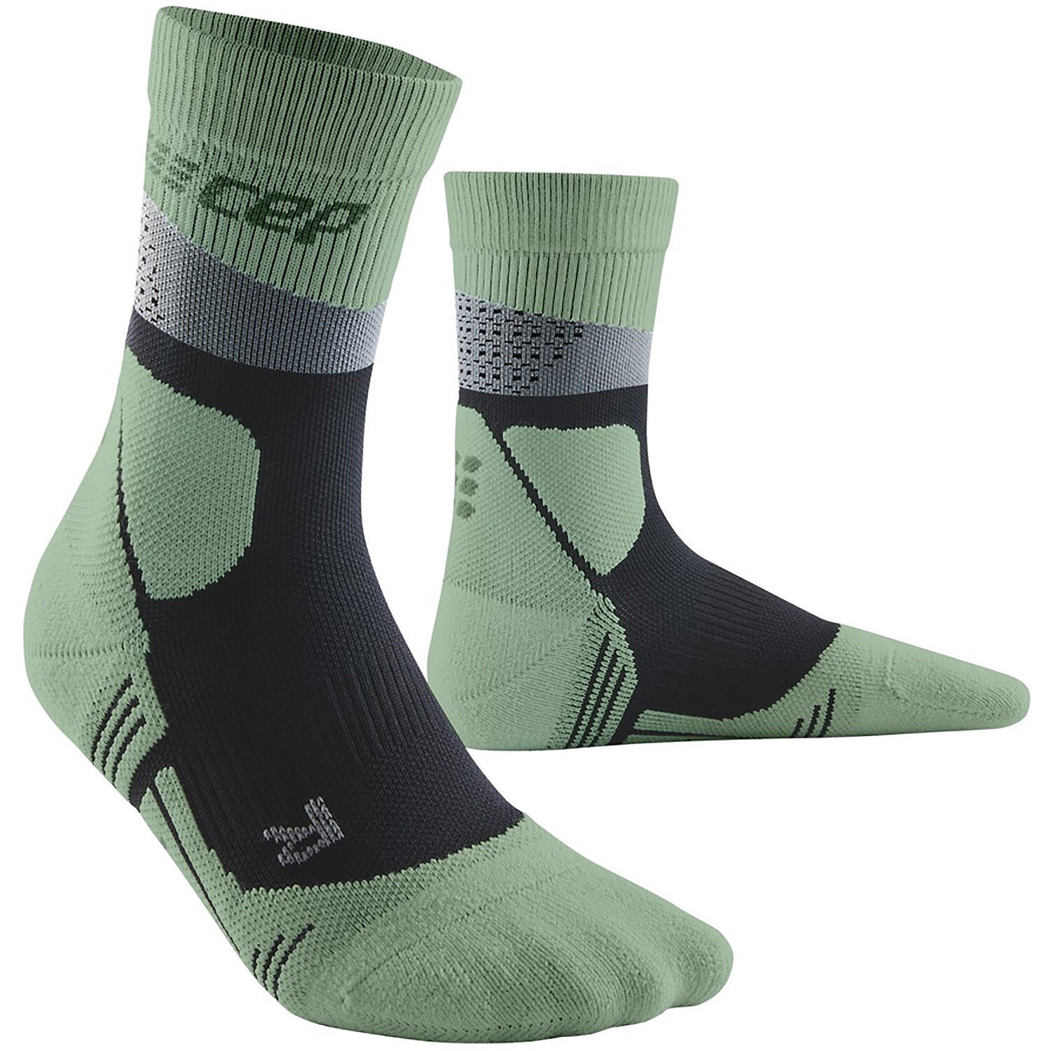 Chaussettes femme CEP Compression Max cushion Mid Cut 2/5