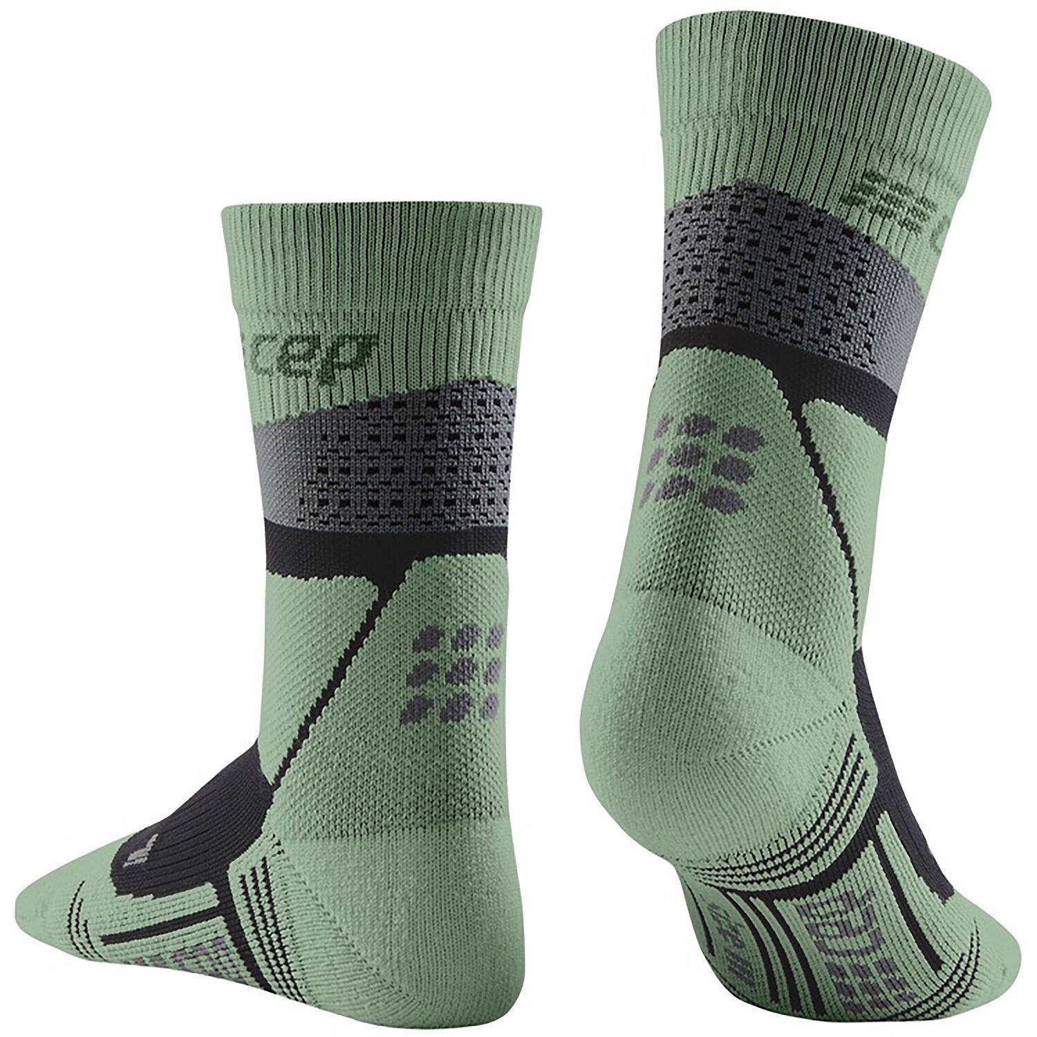 Chaussettes femme CEP Compression Max cushion Mid Cut 4/5