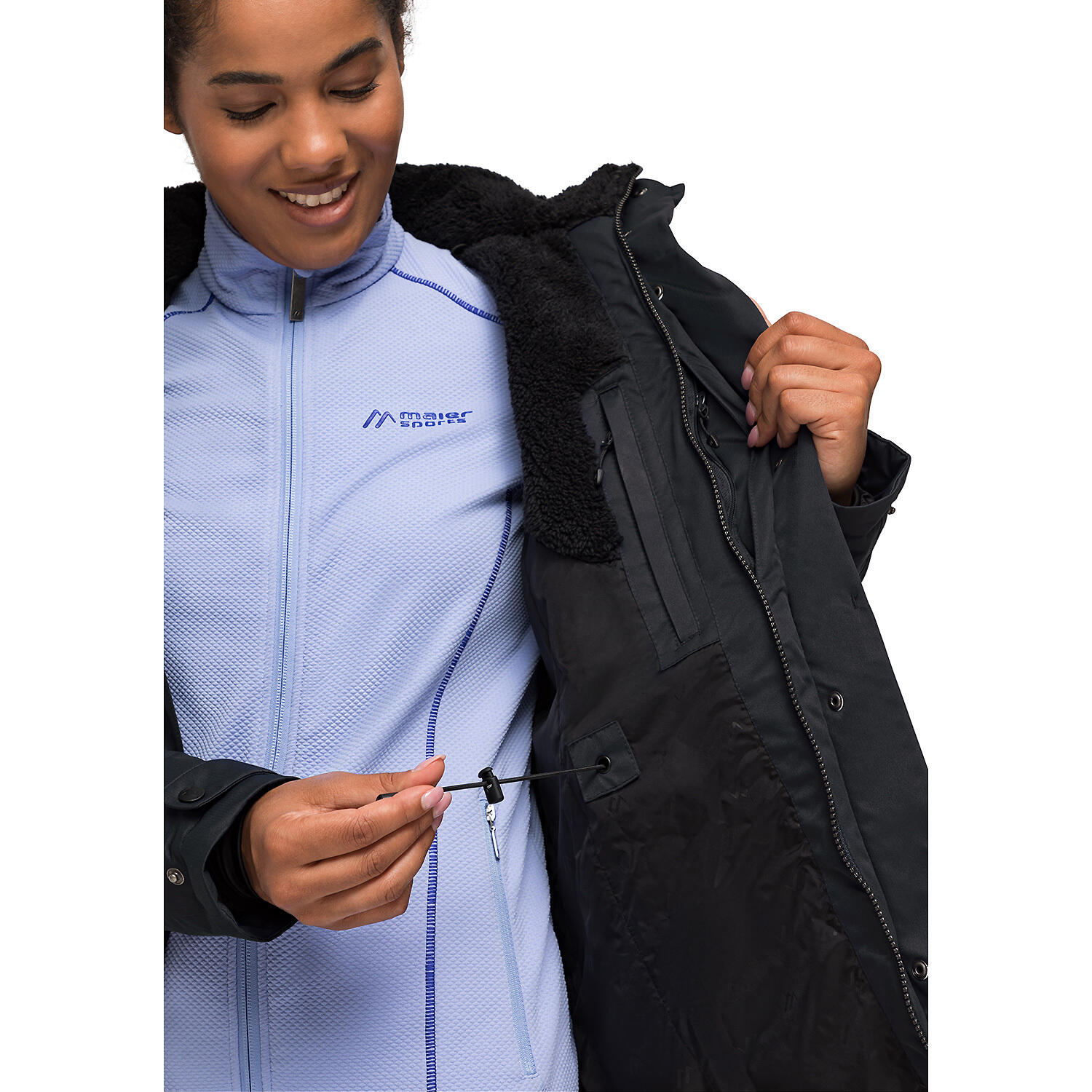 Cappotto da donna Maier Sports Lisa 2.1 3/4