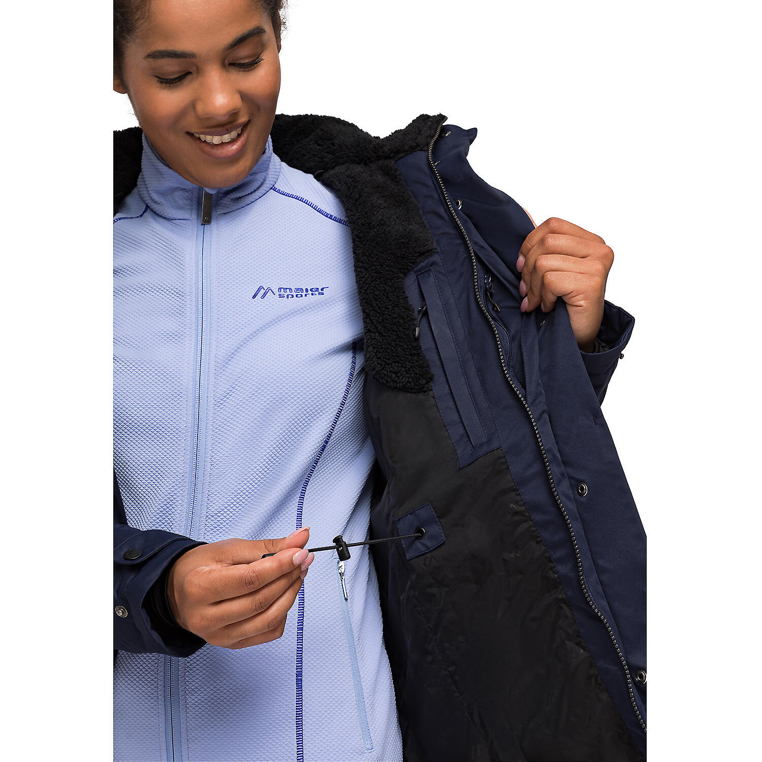 Cappotto da donna Maier Sports Lisa 2.1 3/4