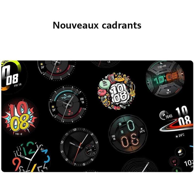 Montre connectée HUAWEI WATCH GT 2E noire
