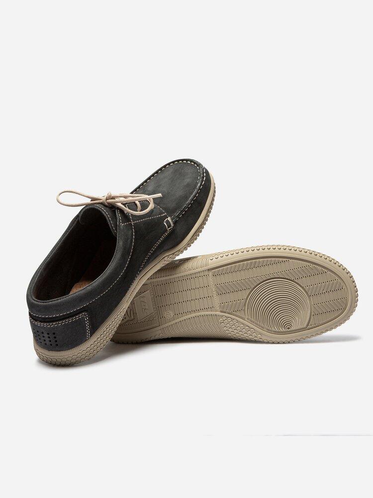 Chaussures bateau Homme - GALILEO Navy + Desert 4/4