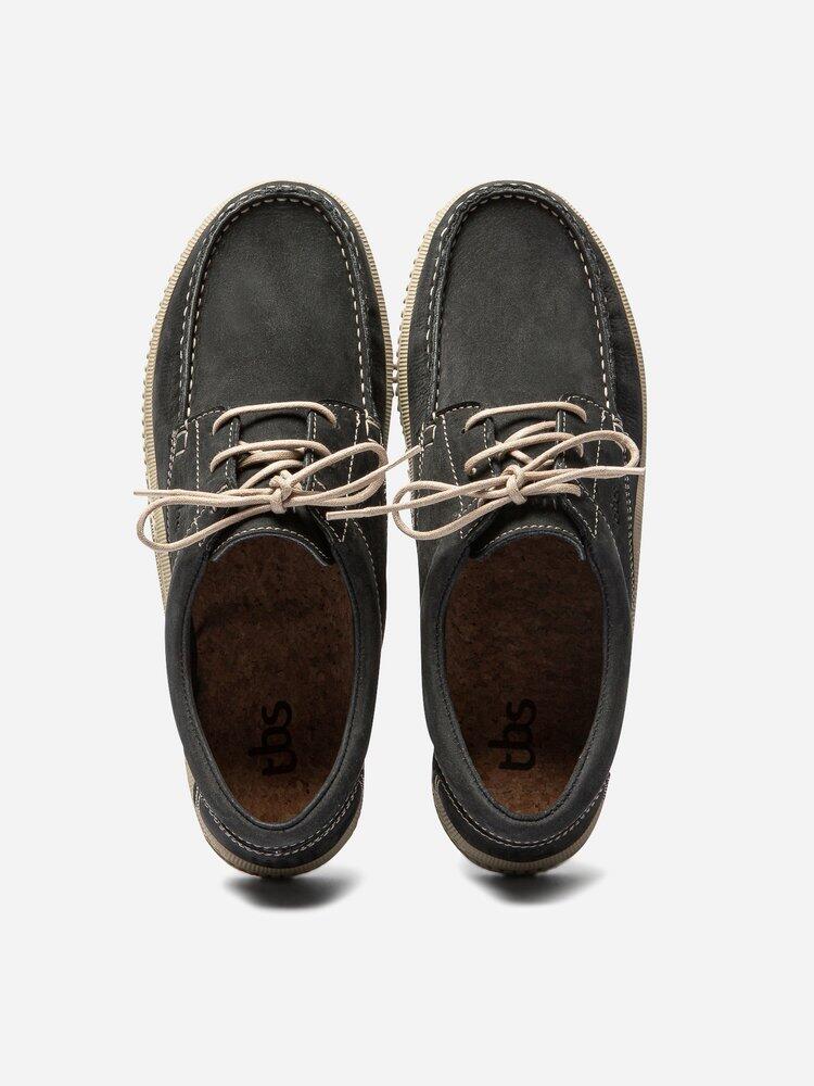 Chaussures bateau Homme - GALILEO Navy + Desert 3/4
