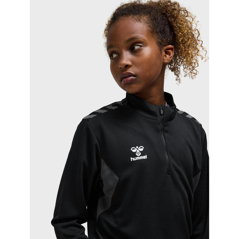 Halve Rits Sweatshirt Hmlauthentic Multisport Uniseks Kinderen HUMMEL