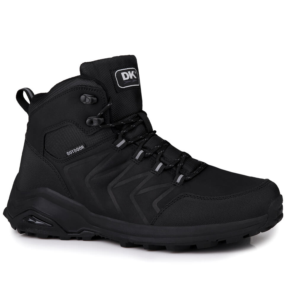 Buty męskie zimowe wysokie sportowe DK EXEC BLACK