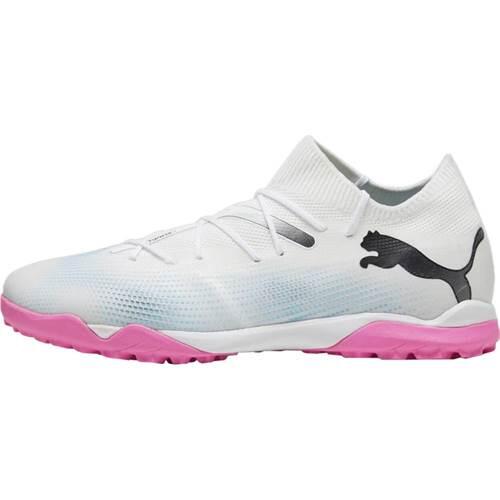 Mens Future 7 Match Artificial Ground Football Boots (White/Pink)