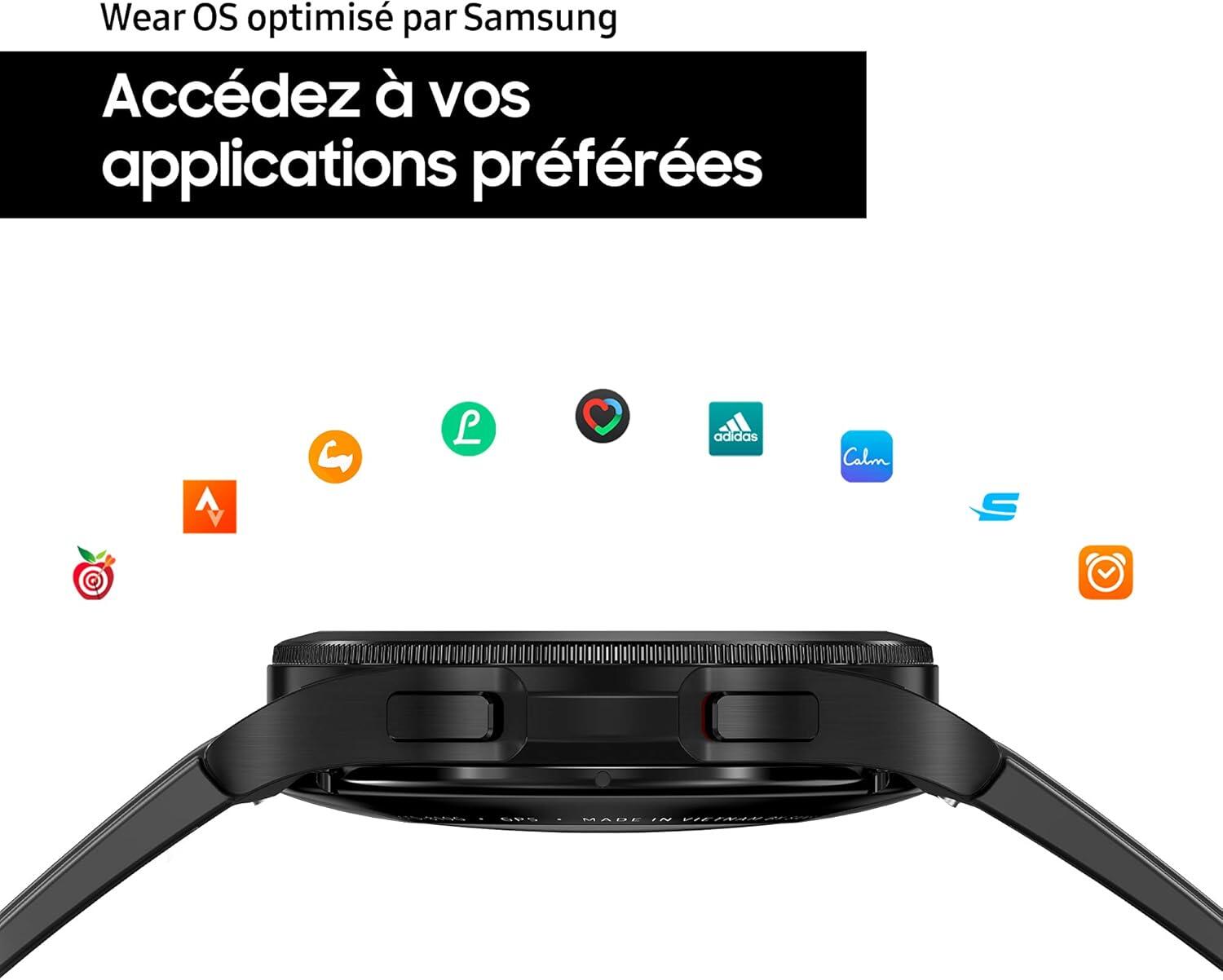 Montre connectée SAMSUNG GALAXY WATCH 4 CLASSIC 46M BT noire 7/9