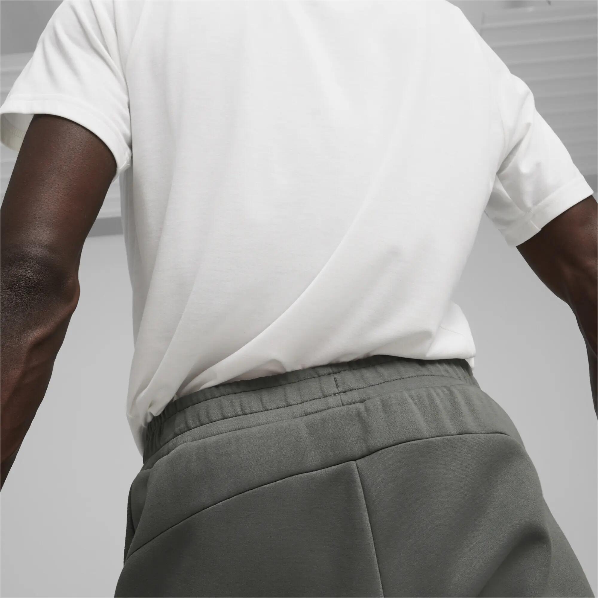 Pantaloncini da uomo Puma EVOSTRIPE 8'' DK grigi, taglia S 4/6
