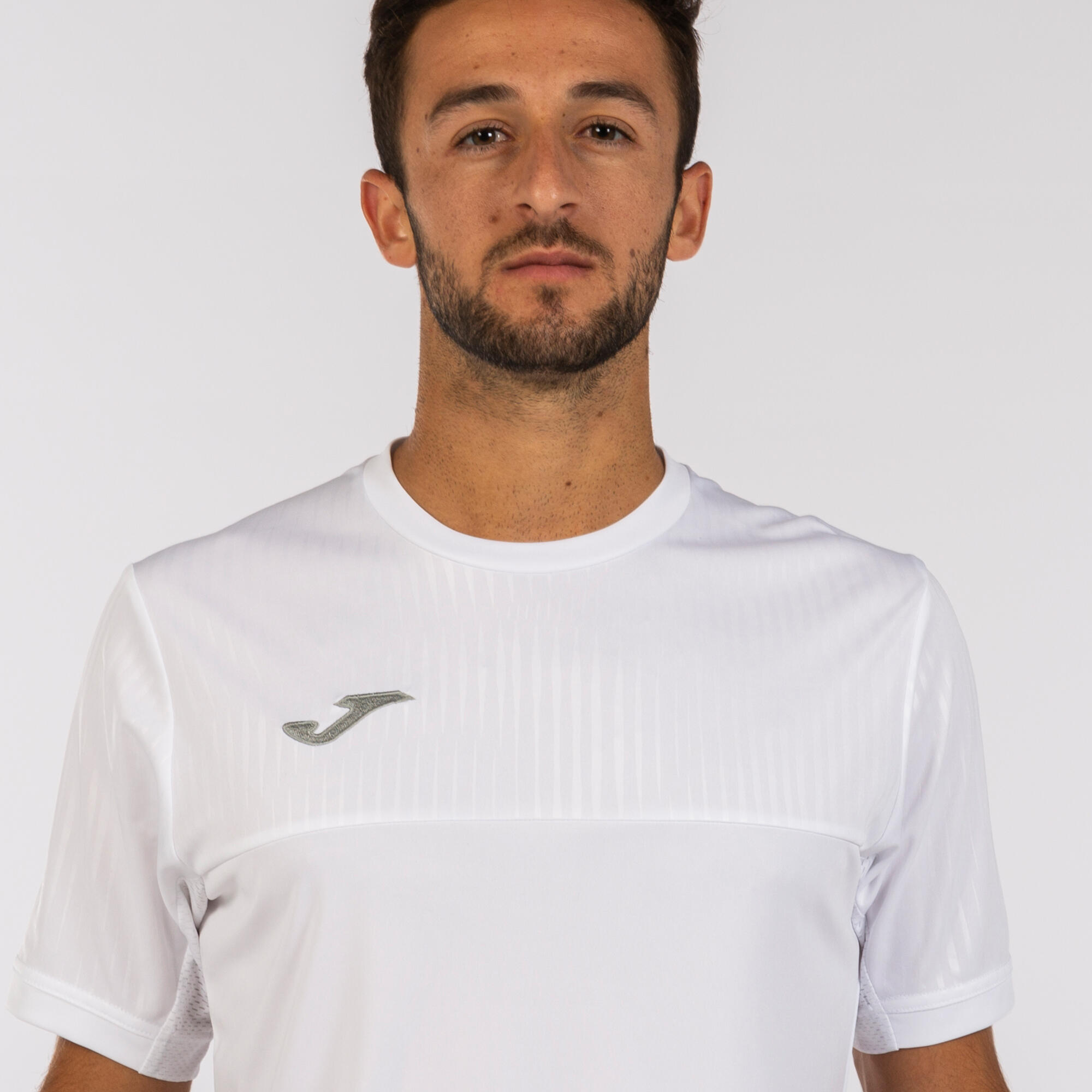 T-Shirt Manga Curta Padel Homem Joma Montreal Branco 5/7