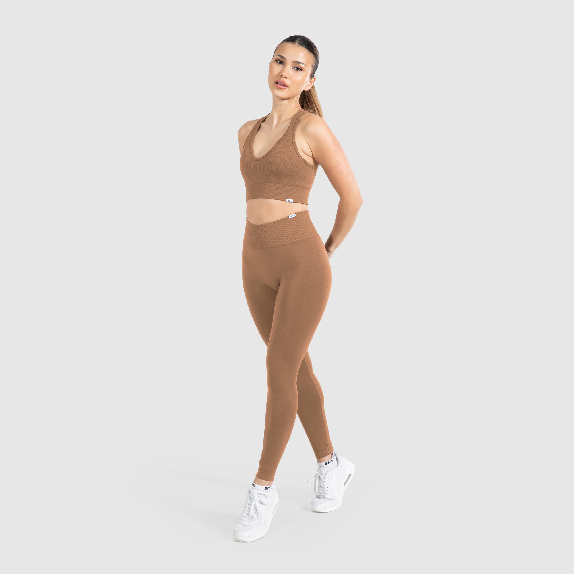 Damen Leggings Amaze Pro Hellbraun 3/6