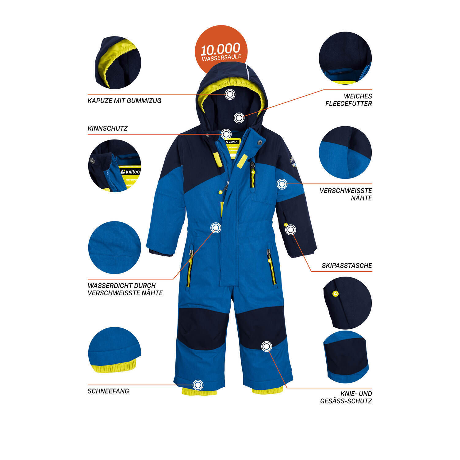 KILLTEC Babys und Kleinkinder Hose mit Oberteil Kesley Mini 5/7