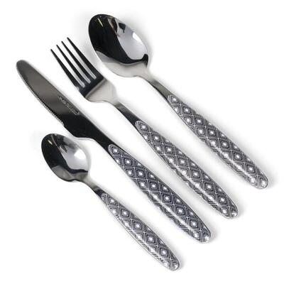 Kampa Hampstead 16pc Cutlery Set. 16-teiliges Besteck Set