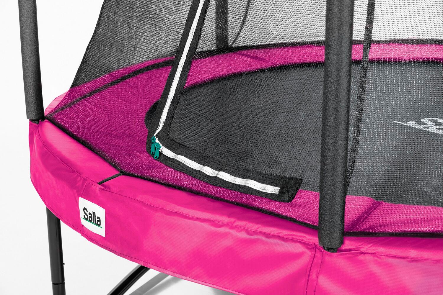 Trampoline - Comfort Edition - 153 cm - Rond Roze 2/7