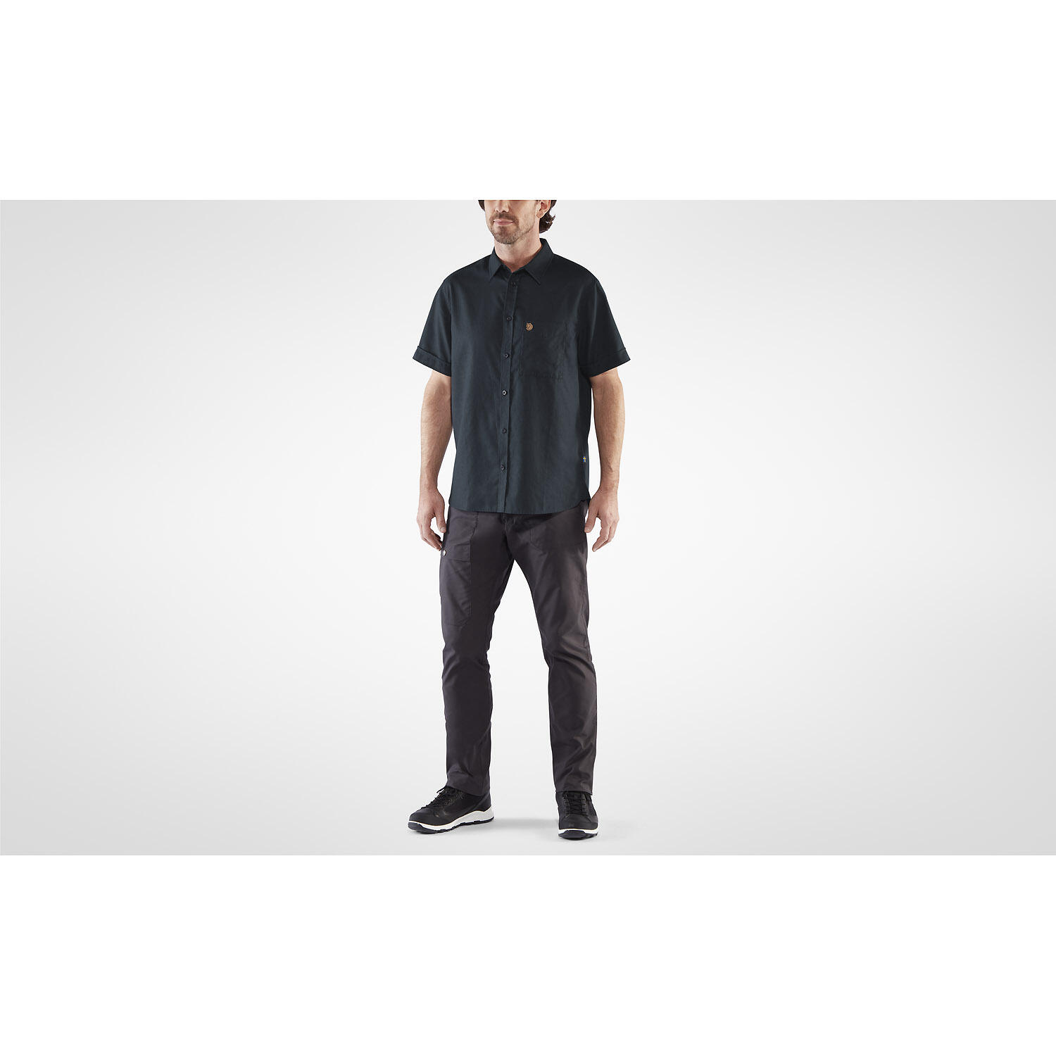Herren Shirt Övik Travel Shirt 6/7