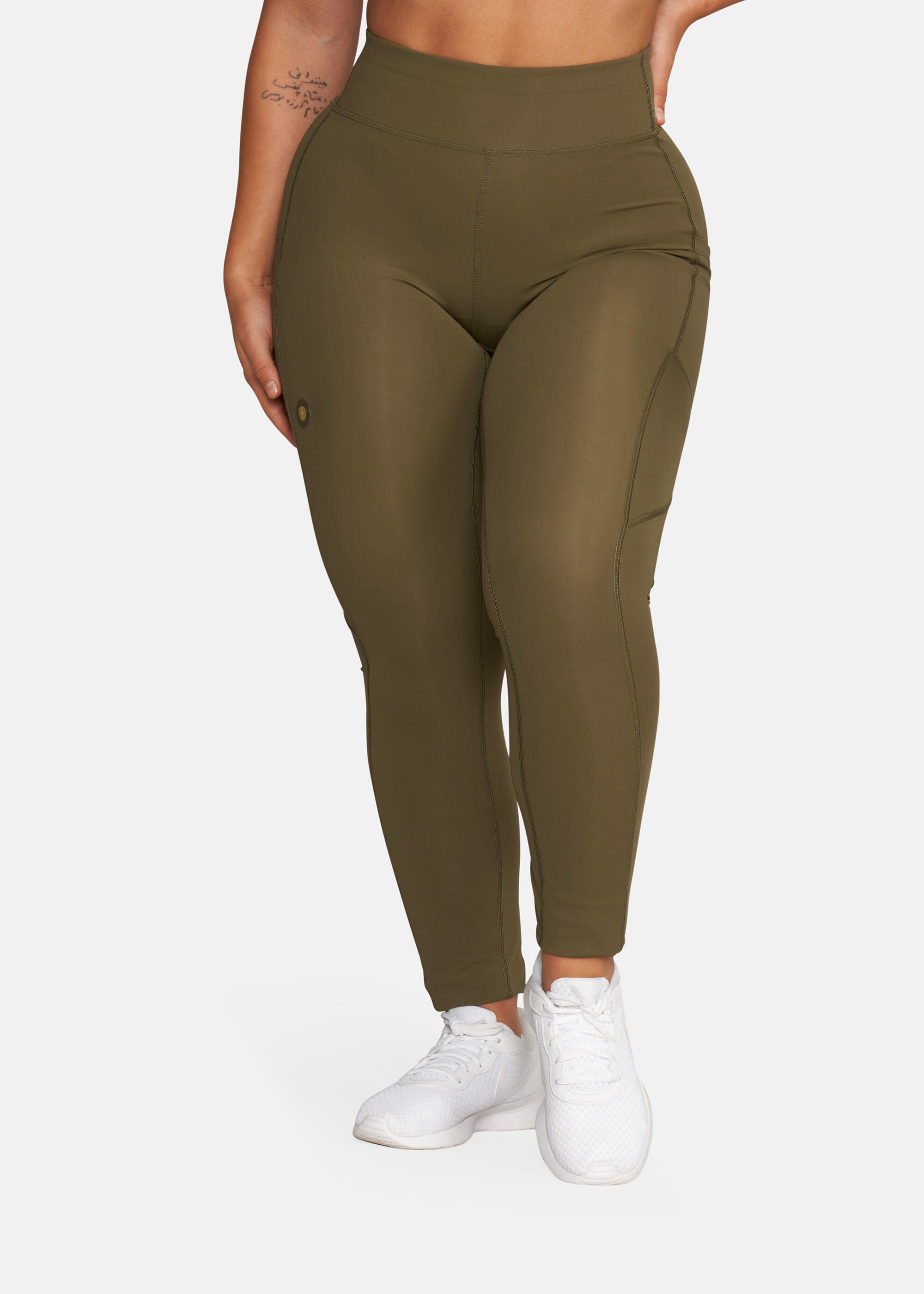 Legging BROOKE olijf ademend 3/5