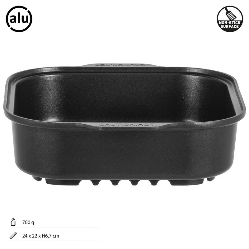 Rôtissoire Casserole Devil Square Pan Outdoor Camping Poêle à frire Couvercle