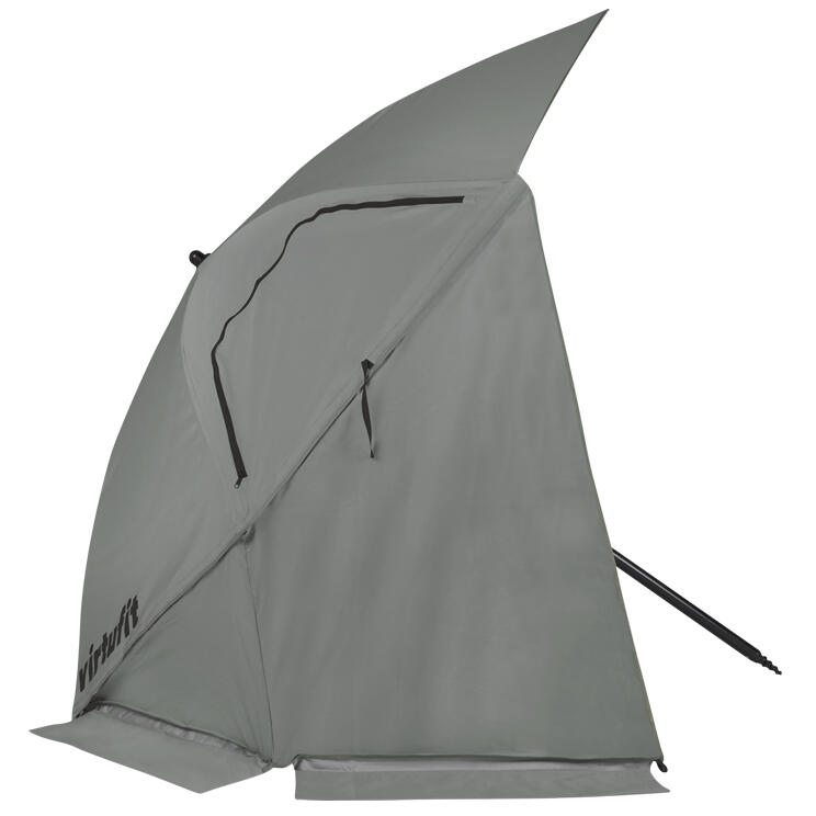 Parasol plażowy Premium - Wiatrówka - 200 cm - Szary