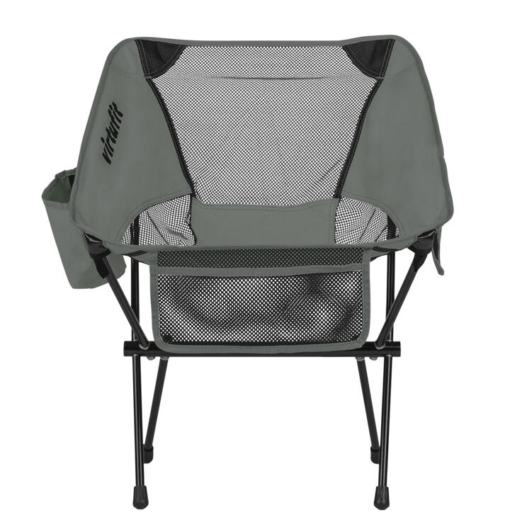 Scaun de camping/plaja  VirtuFit Compact -  Gri