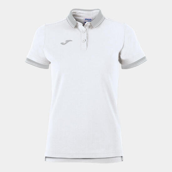 Polo Manches Courtes Femme Joma Bali II Blanc